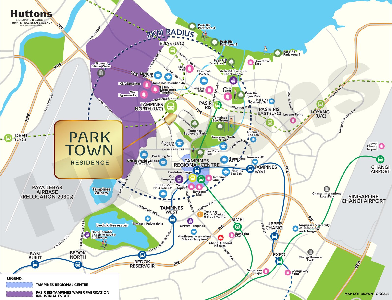 Home parktown residence location map